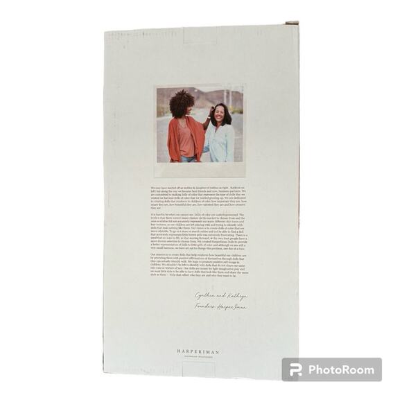 New✨ HarperIman Ashton 14'' Plush Linen Doll Positive Self Image - Picture 9 of 12